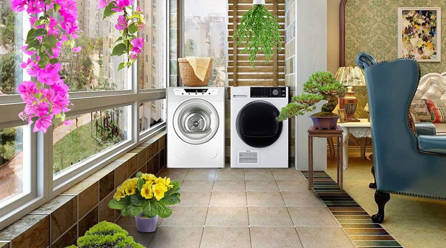 家居陽(yáng)臺(tái)晾曬衣物不干怎么辦，衣物烘干機(jī)來(lái)解決！