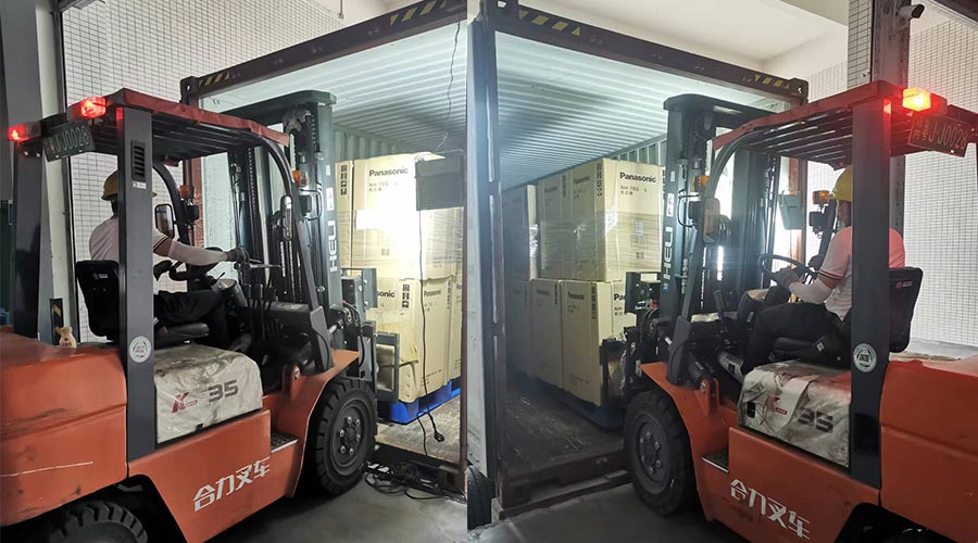 趕進(jìn)度加油干！ 迅速完成松下客戶的衣物烘干機(jī)出貨