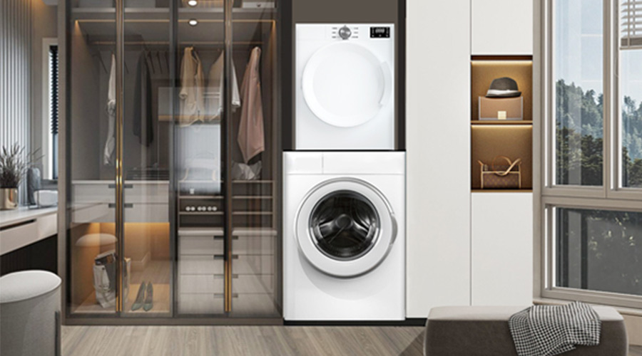 這款被業(yè)內(nèi)認(rèn)為最小的熱泵干衣機(jī)到底有多??？